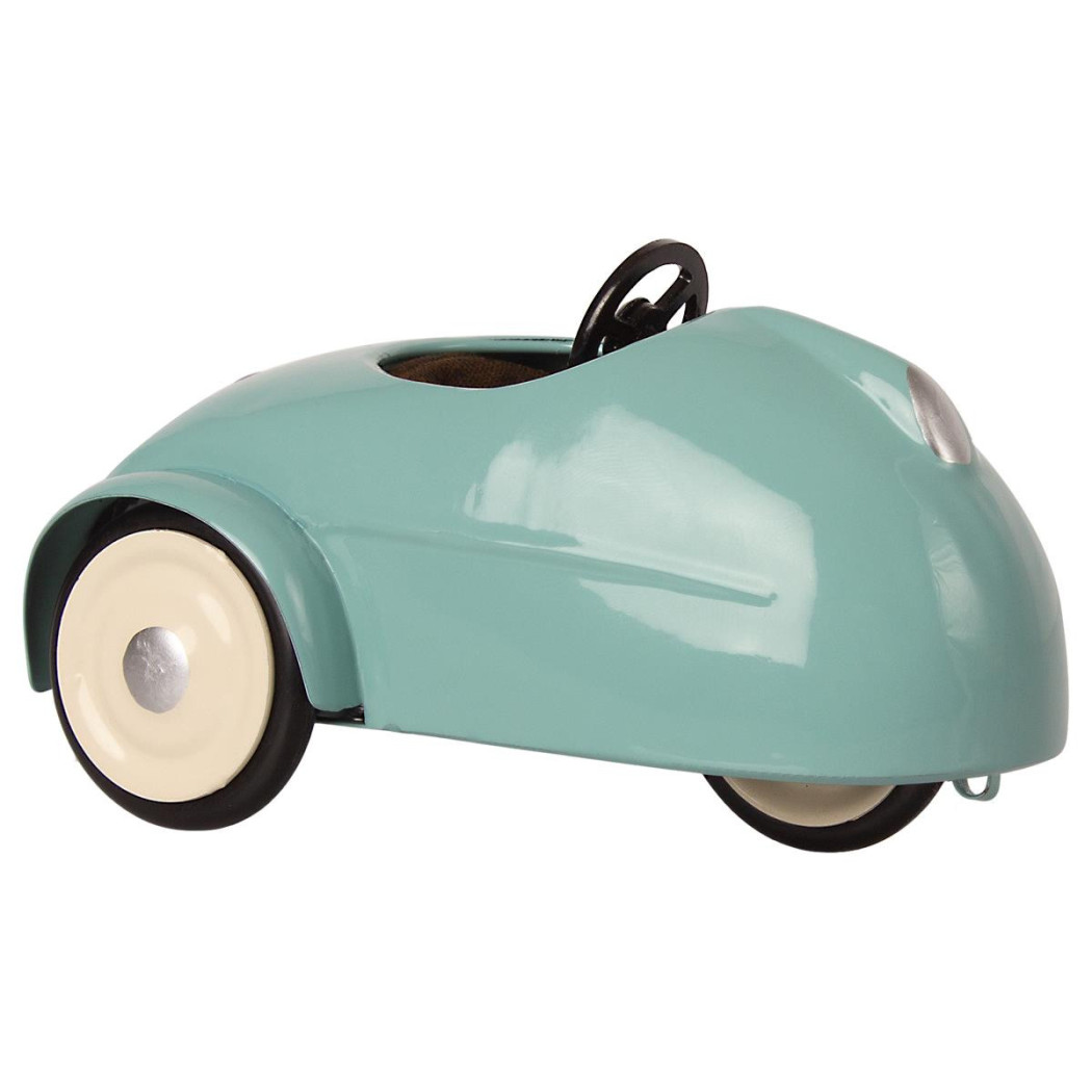 Myszka w Niebieskim Samochodziku - Mouse Car With Garage Blue - Little Brother - Maileg