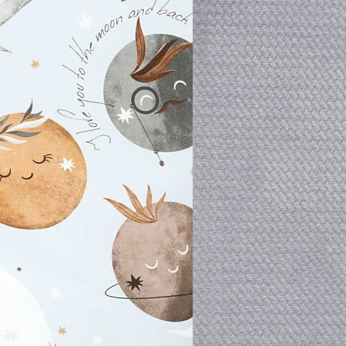 Best Nest - Gniazdko - Fly Me To The Moon Sky & Grey- La Millou - By Whatannawears - Velvet Collection