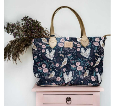 Torba Medium Zip z Saszetką - Magic Owl - Premium - La Millou Feeria