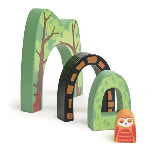 Leśny Tunel - Drewniane Akcesoria Do Kolejki - Tender Leaf Toys