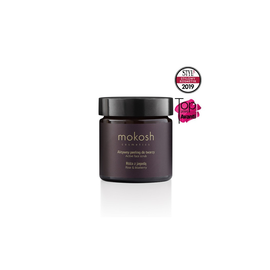 Róża z Jagodą - Aktywny Peeling Do Twarzy 60 ml - Mokosh