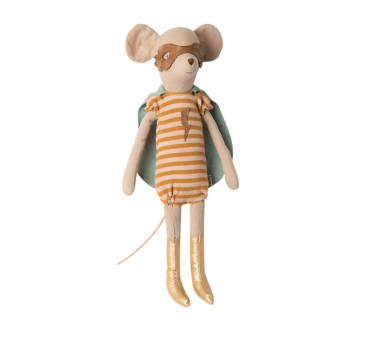 Dziewczynka Superbohaterka -  Super Hero Mouse - Medium Girl - Maileg