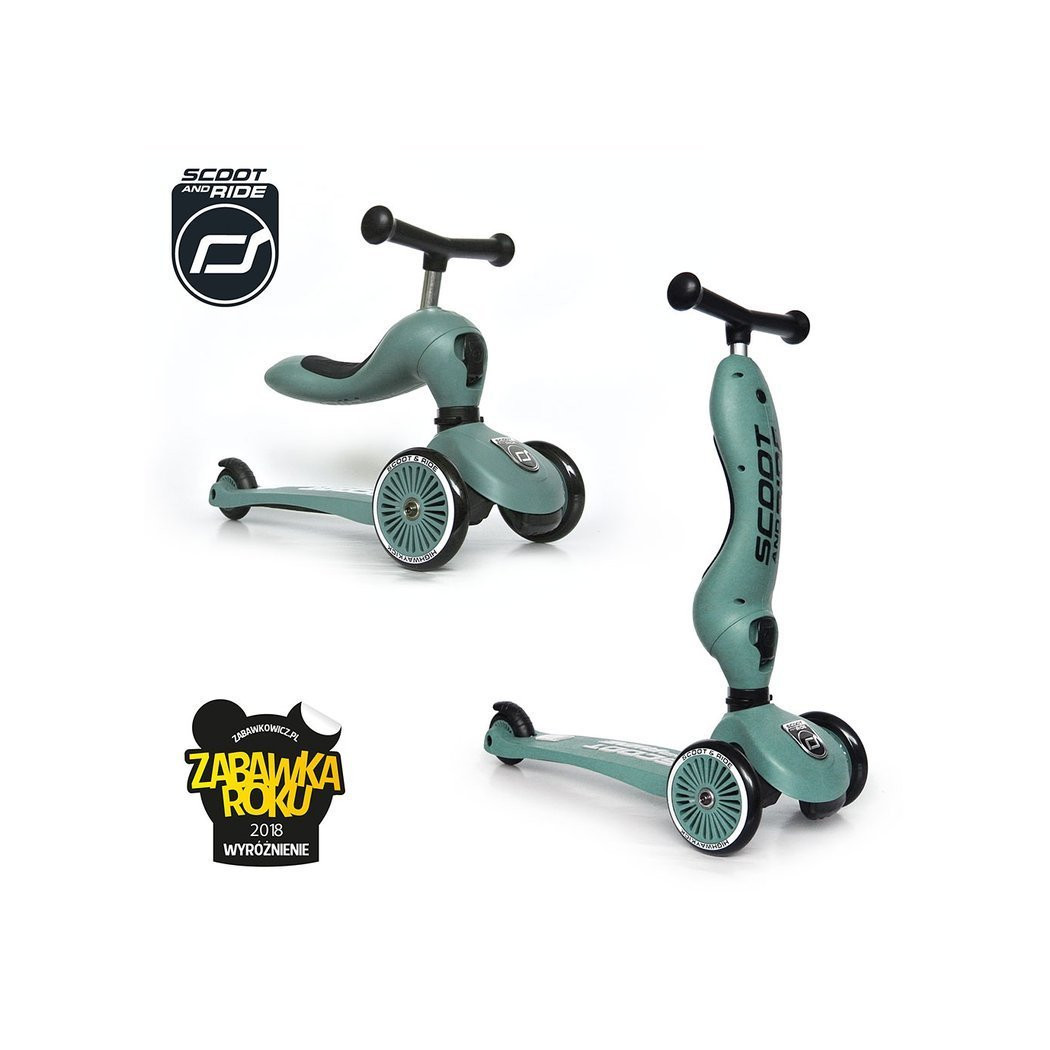 Forest - Highwaykick1 2w1 - Jeździk i hulajnoga 1-5 lat - Scootandride