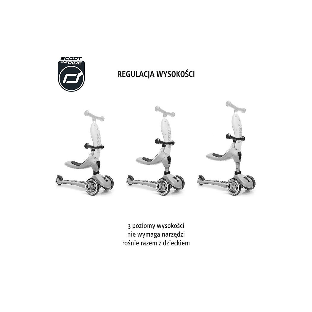 Forest - Highwaykick1 2w1 - Jeździk i hulajnoga 1-5 lat - Scootandride