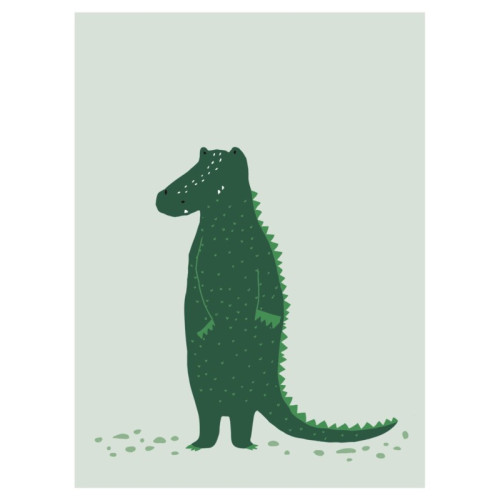 WYPRZEDAŻ Plakat Krokodyl - Dekoracja Na Ścianę Mr. Crocodile - Trixie