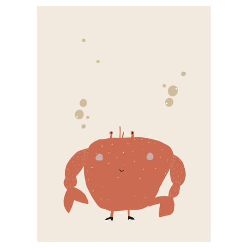 WYPRZEDAŻ Plakat Krab - Dekoracja Na Ścianę Mr. Crab- Trixie
