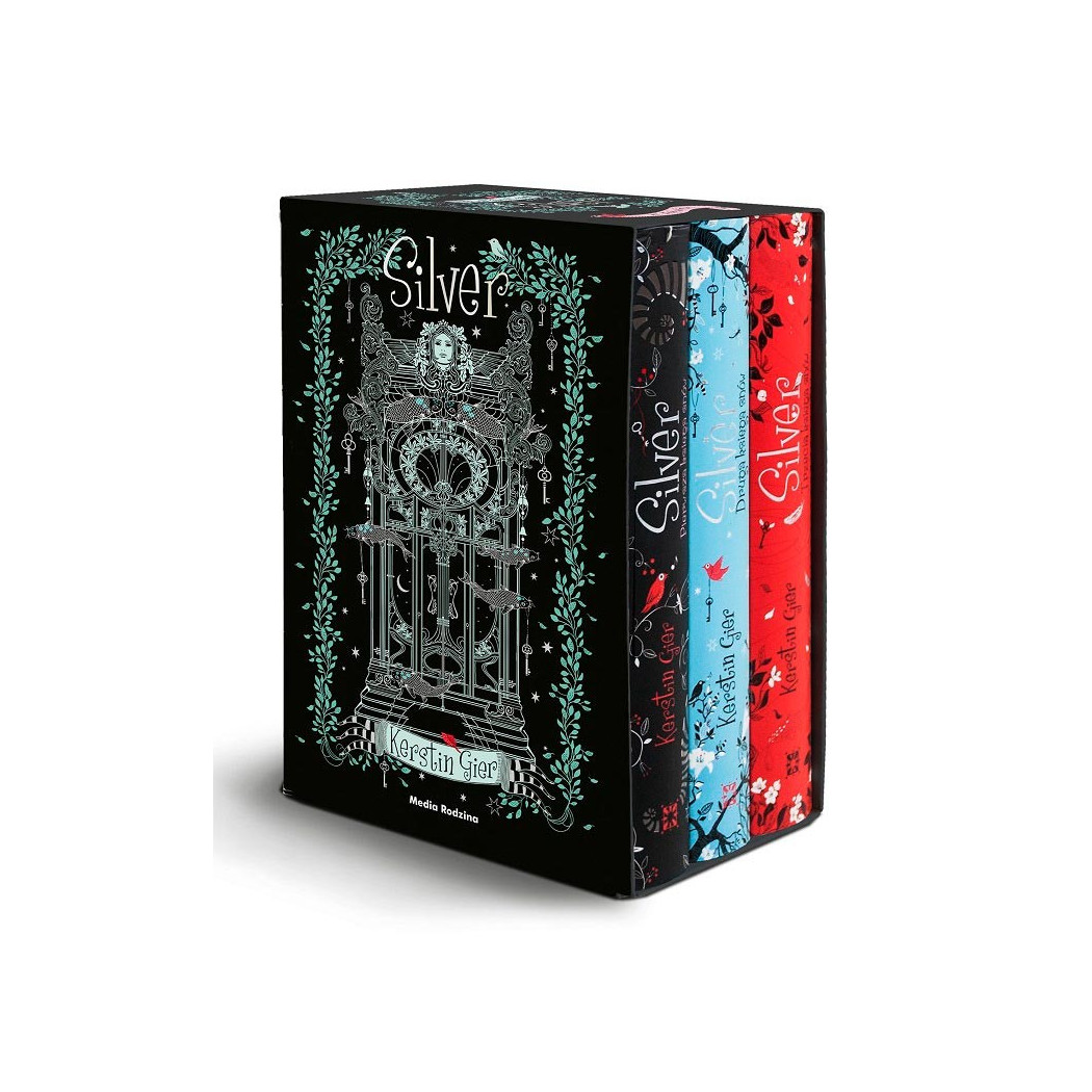 OUTLET Saga Silver - Kerstin Gier -  Trzy Tomy w Twardej Oprawie - MEDIA RODZINA