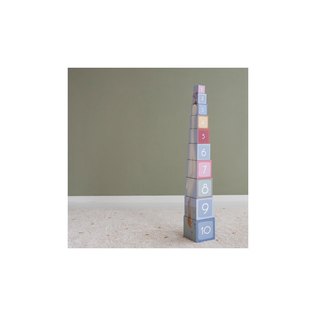 Little Goose - Wieża Kartonowa - 10 elementów - Little Dutch