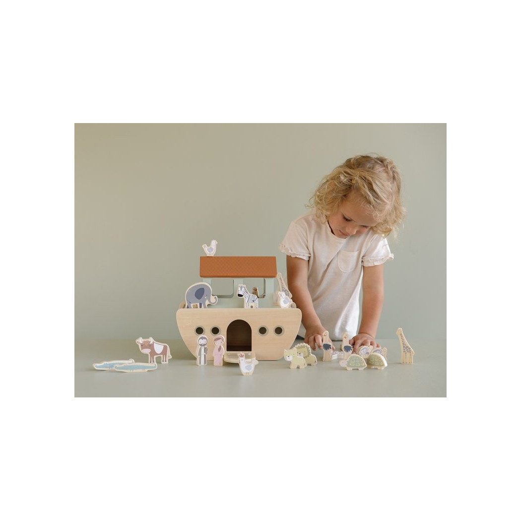 Drewniana Arka Noego Nowa Kolekcja - Little Dutch