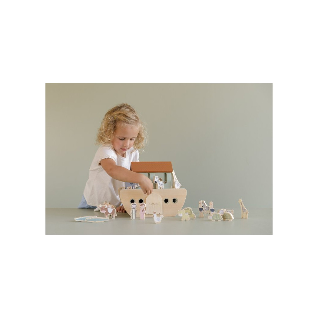 Drewniana Arka Noego Nowa Kolekcja - Little Dutch