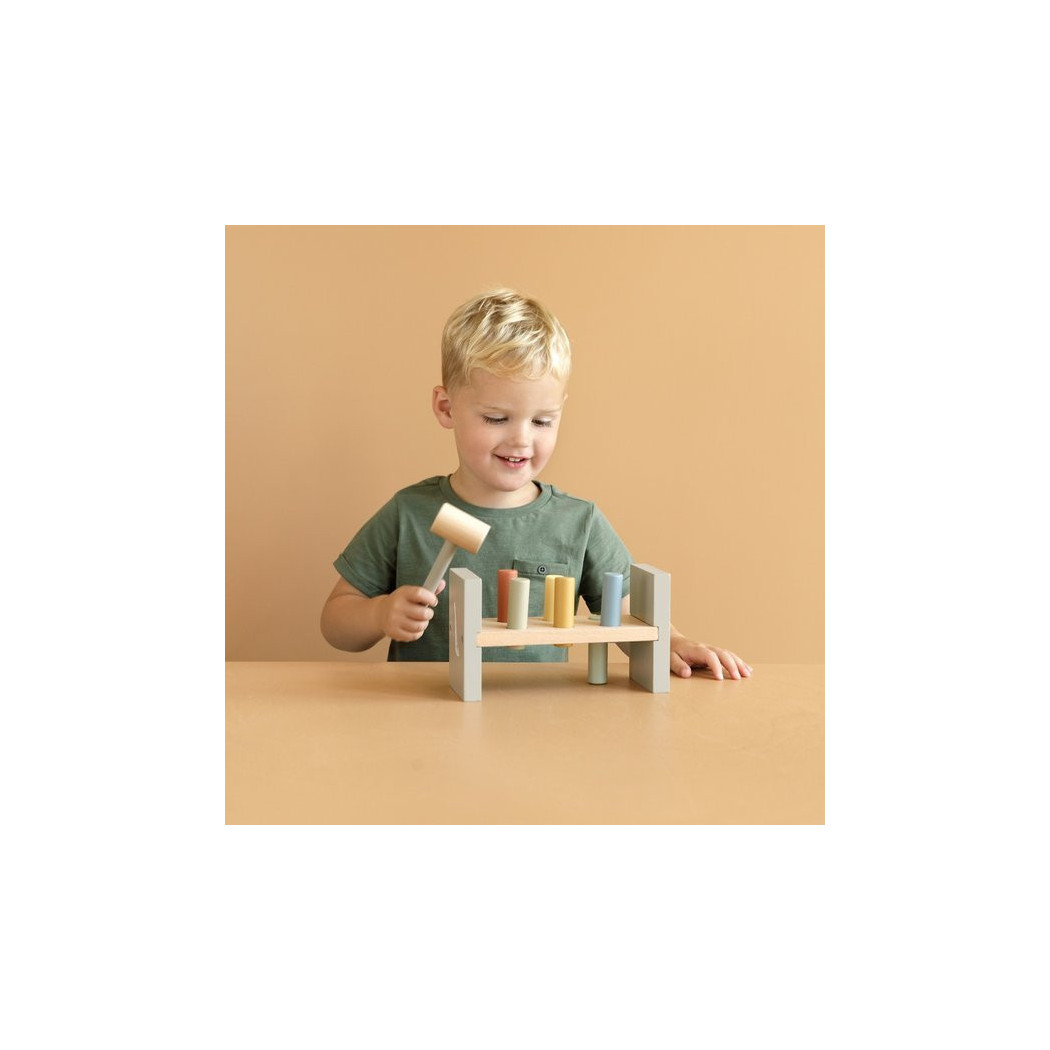 Little Goose - Mięta - Drewniana Przebijanka Little Goose - Little Dutch