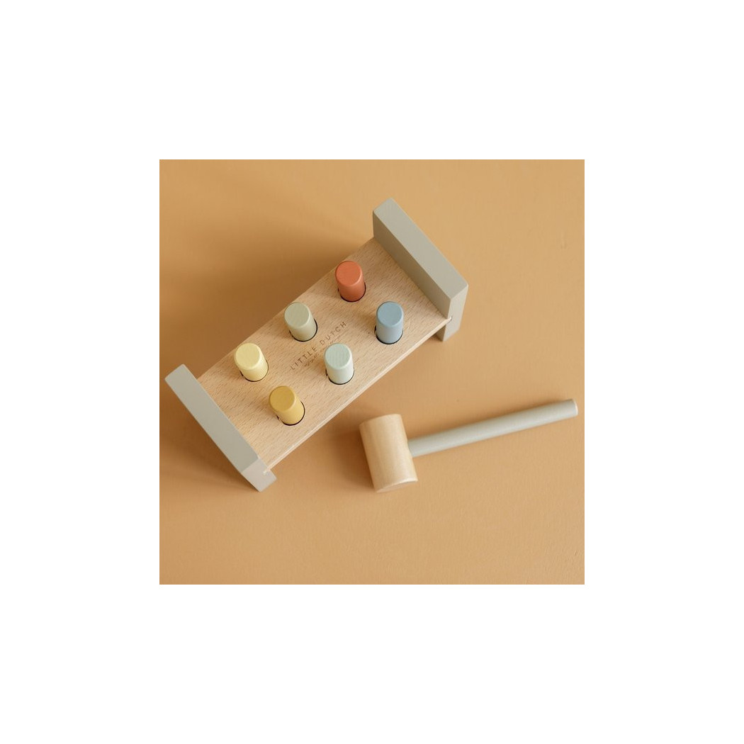 Little Goose - Mięta - Drewniana Przebijanka Little Goose - Little Dutch