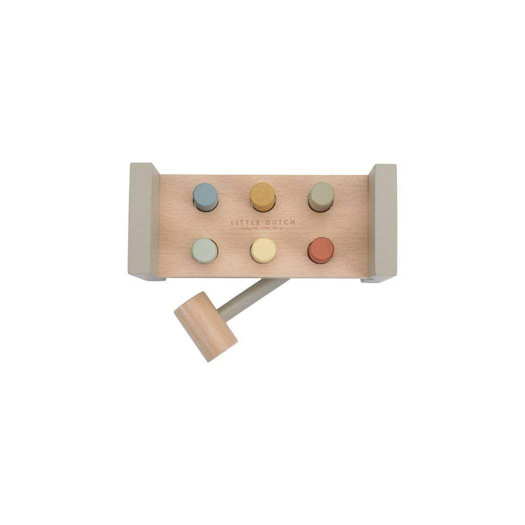 Little Goose - Mięta - Drewniana Przebijanka Little Goose - Little Dutch