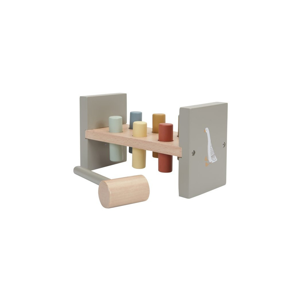 Little Goose - Mięta - Drewniana Przebijanka Little Goose - Little Dutch