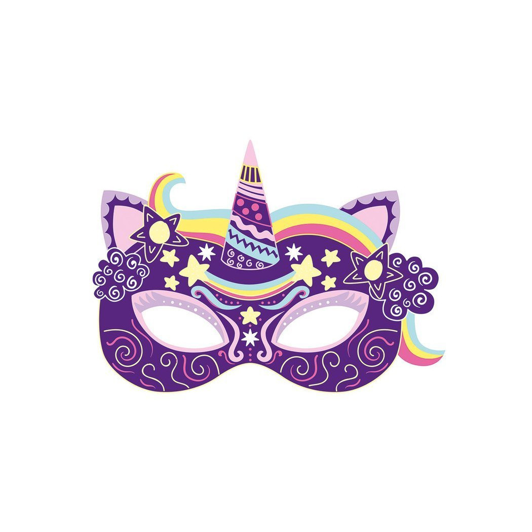 Maski Karnawałowe Do Zdrapywania - Zestaw Kreatywny - Janod