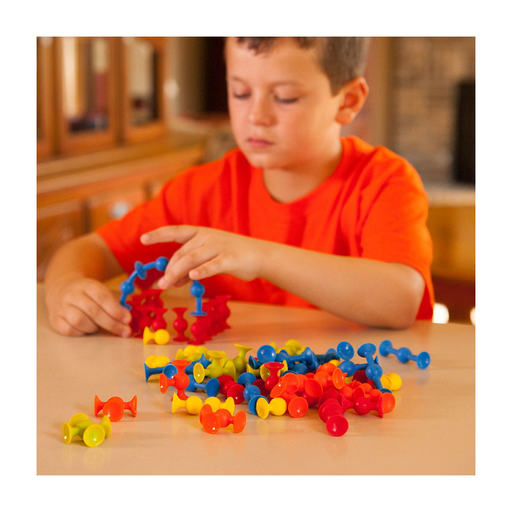 Klocki Przyssawki Squigz MINI 75 elementów Fat Brain Toy