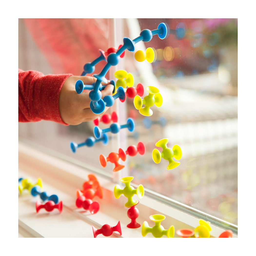 Klocki Przyssawki Squigz MINI 75 elementów - Fat Brain Toy