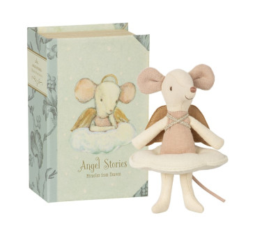 Myszka Aniołek w Książce - Angel Stories Mouse In Book - Big Sister - Maileg