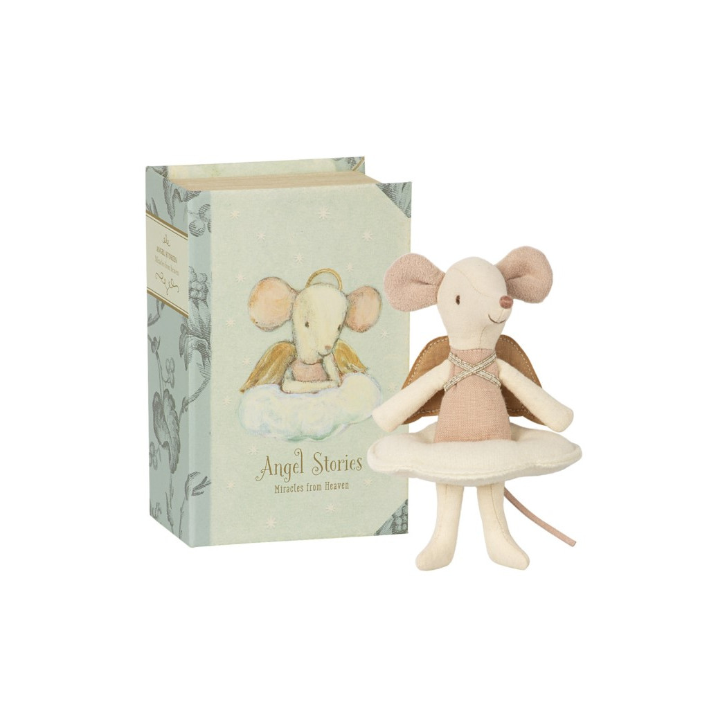 Myszka Aniołek w Książce - Angel Stories Mouse In Book - Big Sister - Maileg
