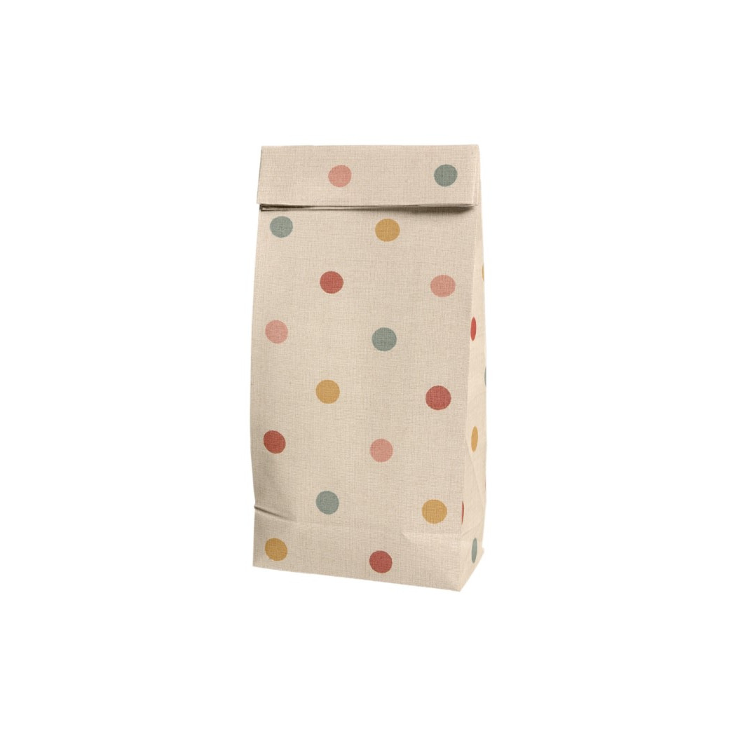 Mała Torebka Papierowa - Small Gift Bag Multi Dots - Maileg