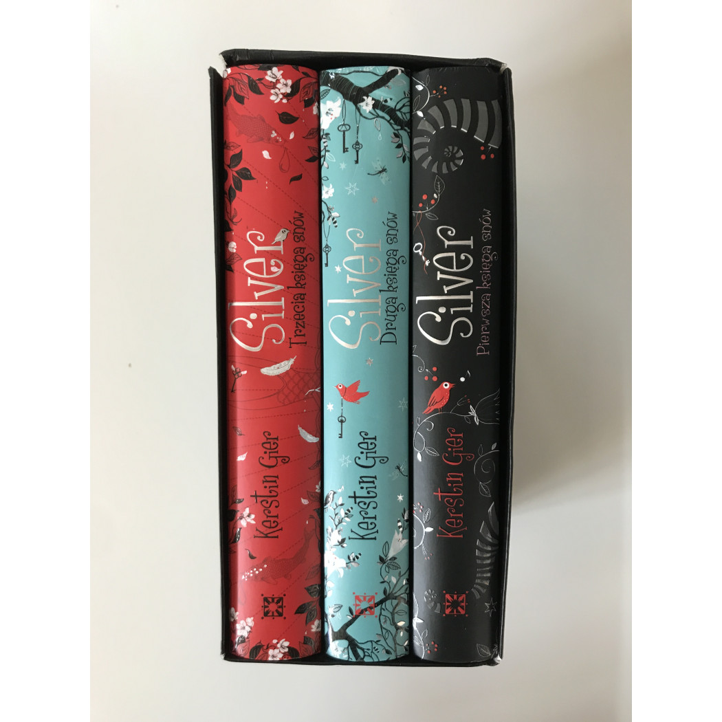 OUTLET Saga Silver - Kerstin Gier -  Trzy Tomy w Twardej Oprawie - MEDIA RODZINA