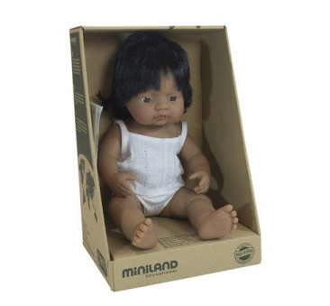 OUTLET Hiszpanka 38 cm - Lalka Dziewczynka Hiszpanka - Miniland Doll - Miniland