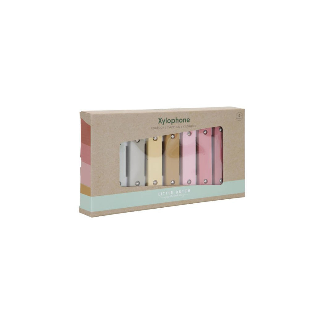 Różowe Drewniane Cymbałki Nowa Kolekcja - Little Dutch