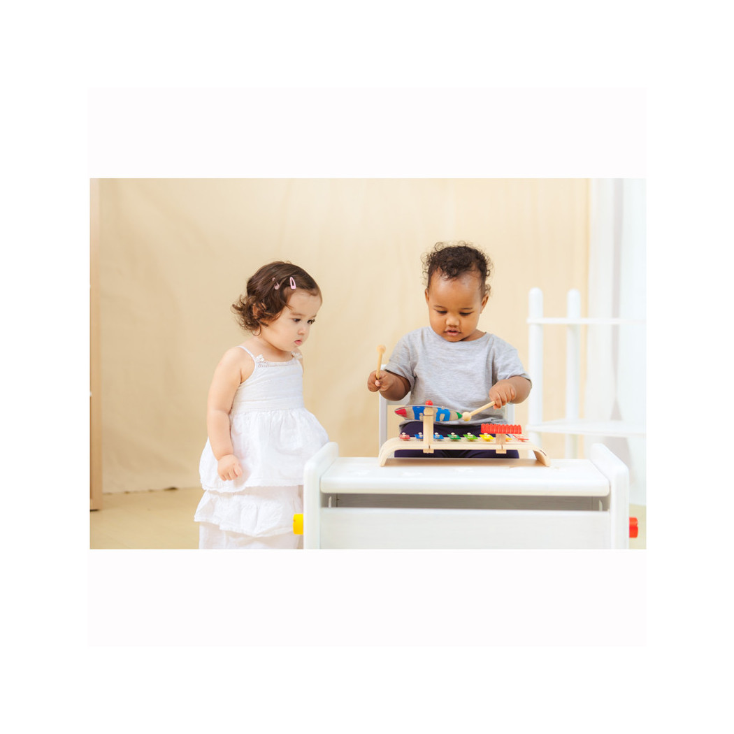 WYPRZEDAŻ Zestaw muzyczny, cymbałki, dzwonki diatoniczne - Plan Toys - Montessori
