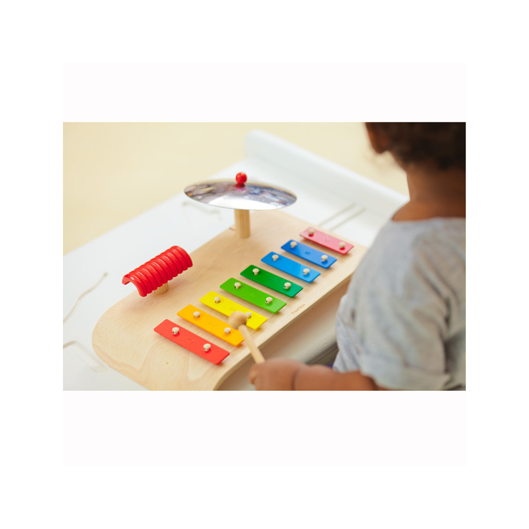 WYPRZEDAŻ Zestaw muzyczny, cymbałki, dzwonki diatoniczne - Plan Toys - Montessori