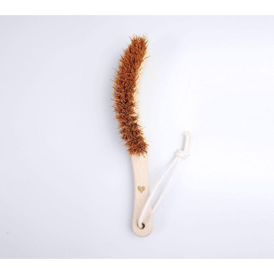 Ostra Szczotka Kokosowa Na Rączce - LullaLove