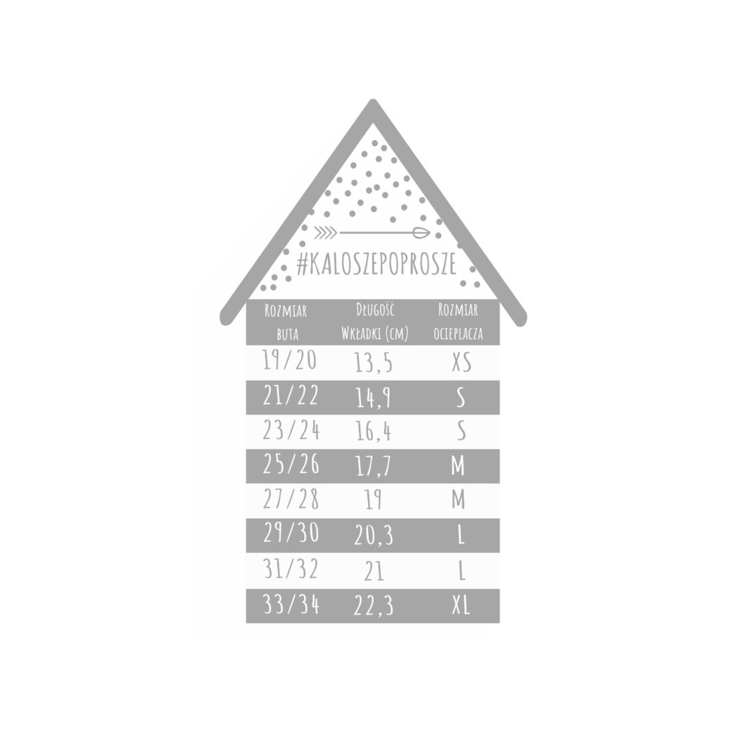 WYPRZEDAŻ Klapczersy Beżowy 27/28 - Klapczersy PasteLove - rozm. 27/28 - kaloszepoprosze Kalosze Poproszę