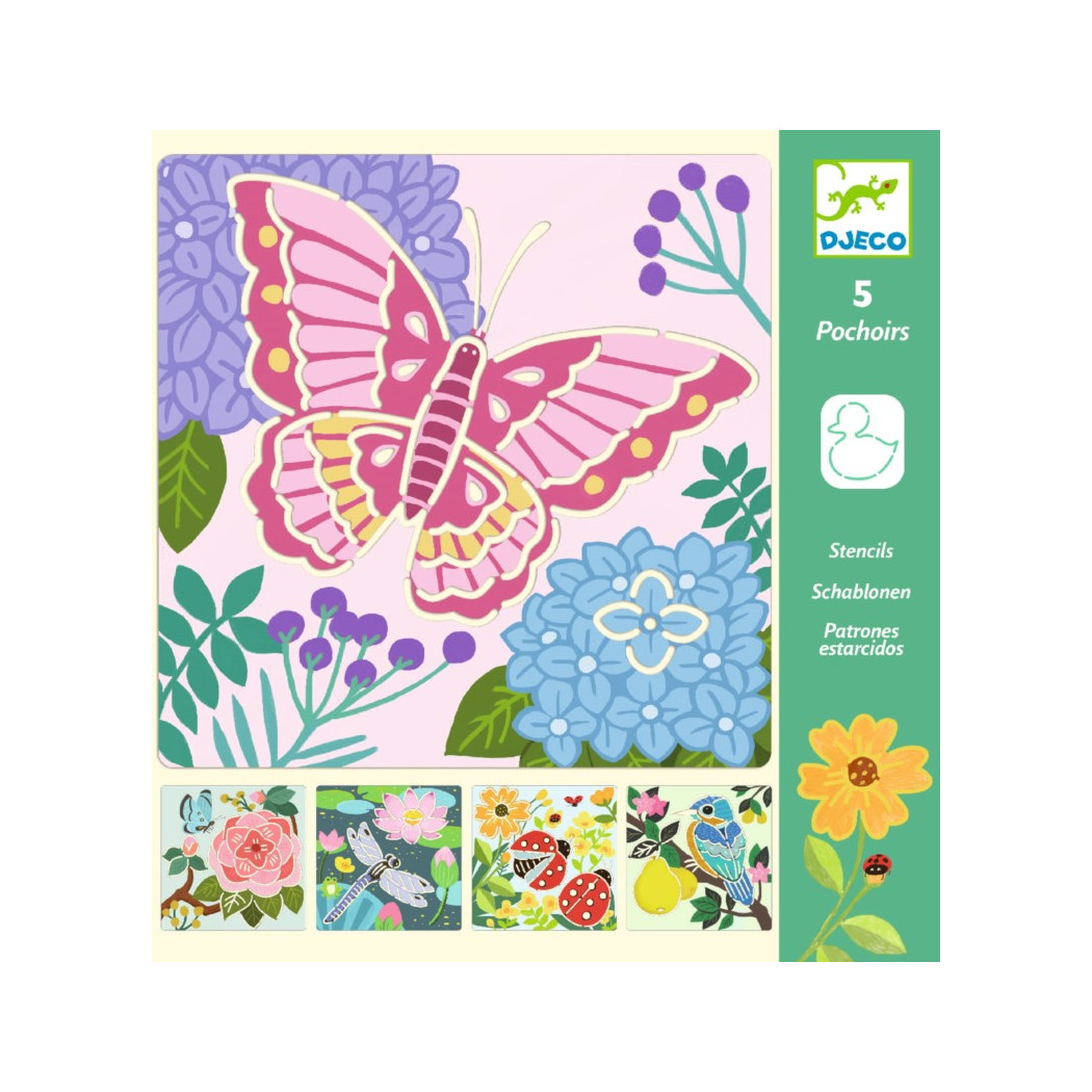 Ogród - Szablony Do Odrysowania - Djeco