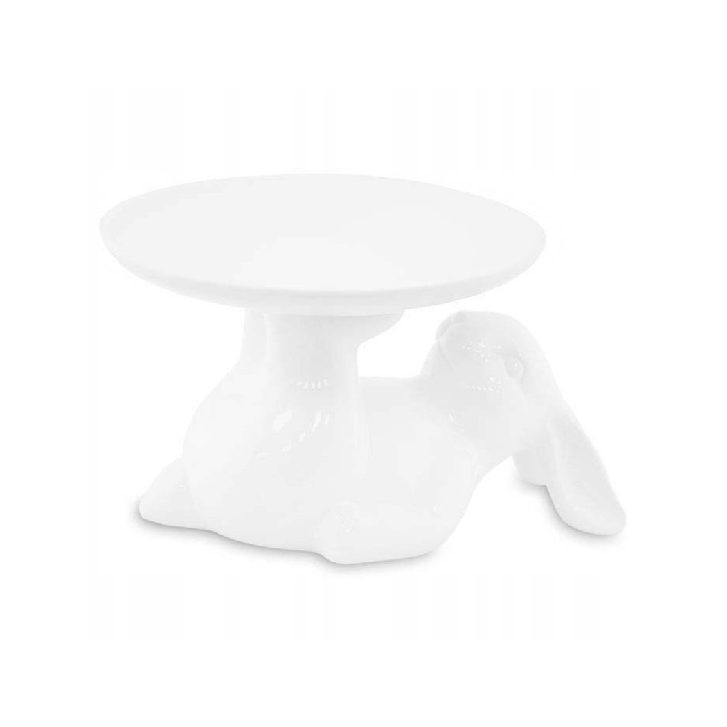 Zając Patera Ceramiczna Biała - ART-POL