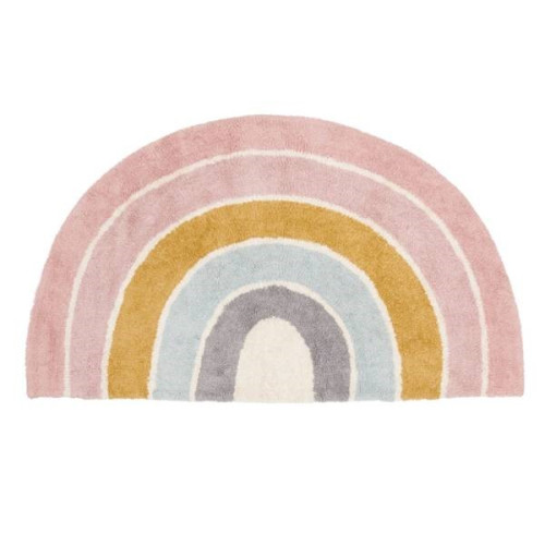 Rainbow Pink - Dywan Tęcza Do Pokoju Dziecięcego - Little Dutch
