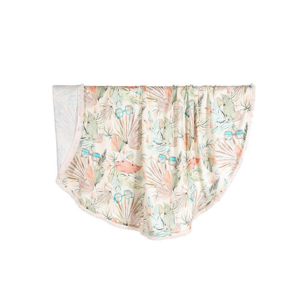 Bambusowy Okrągły Otulacz - Boho Girl - La Millou - Bamboo Round Swaddle