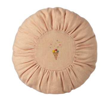 WYPRZEDAŻ Różowa Okrągła Poduszka - Round Rose Cushion - Maileg