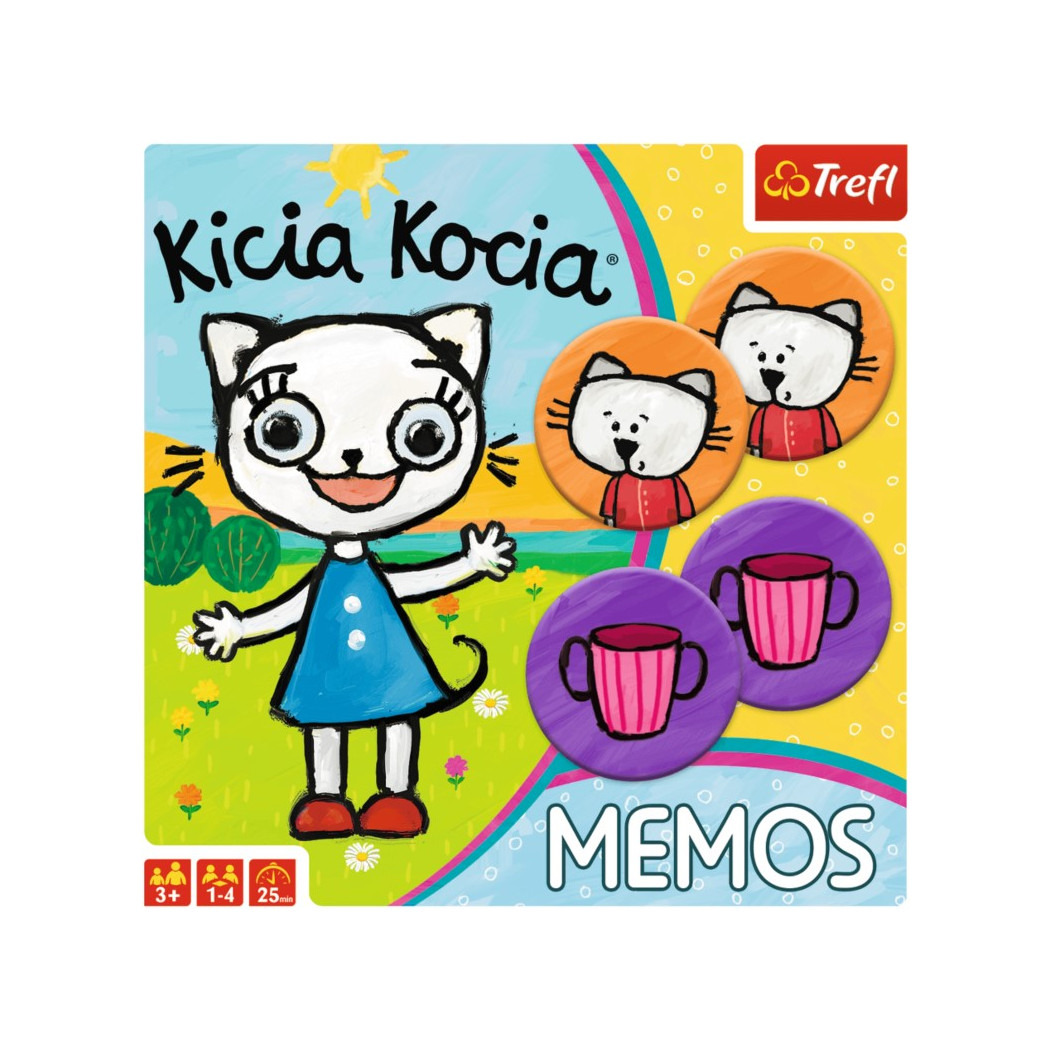 Gra Pamięciowa Memos - Kicia Kocia - Trefl