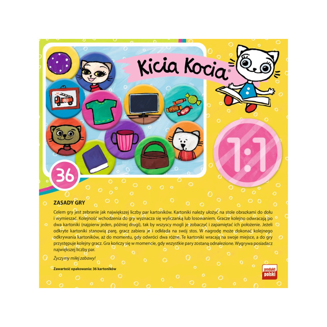 Gra Pamięciowa Memos - Kicia Kocia - Trefl