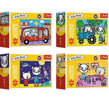 Puzzle Mini Maxi - 20 elementów - Kicia Kocia - Trefl - Obrazek Losowy