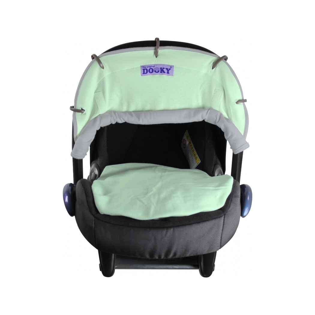 WYPRZEDAŻ Mint/Grey - Dwustronna osłonka do wózka i fotelika - DOOKY