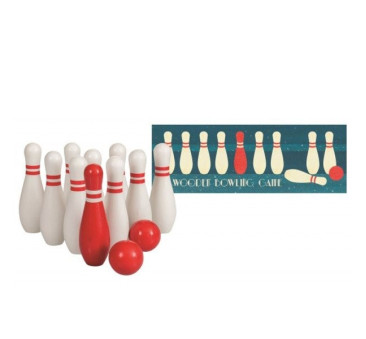 Drewniane Kręgle - Zestaw Retro Bowling - Egmont
