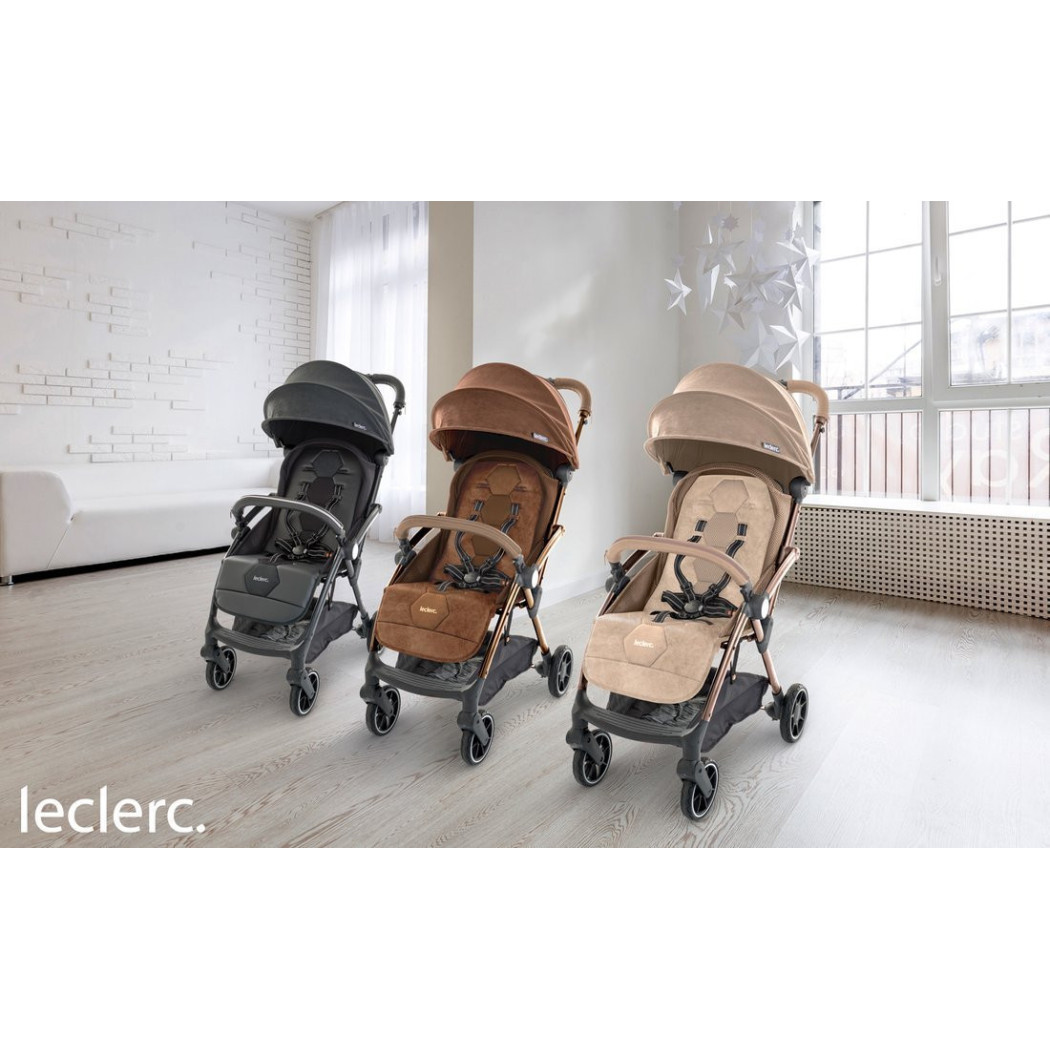 Carbon Black - Wózek Spacerowy Hexagon - Leclerc