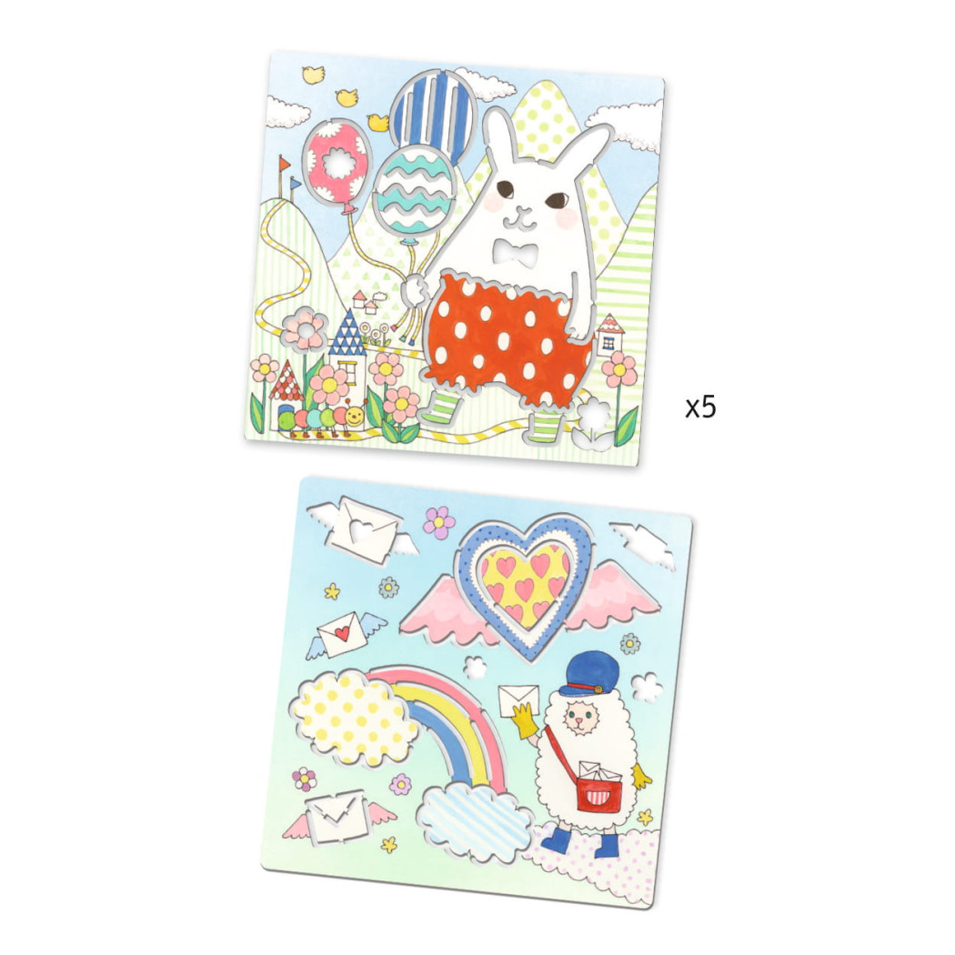 Jednorożce - Szablony Do Odrysowania - Djeco