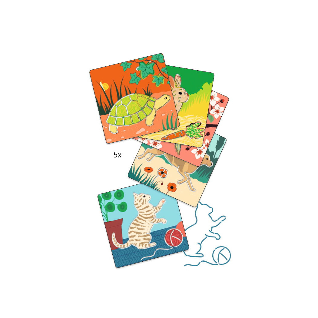 Zwierzątka - Szablony Do Odrysowania - Djeco