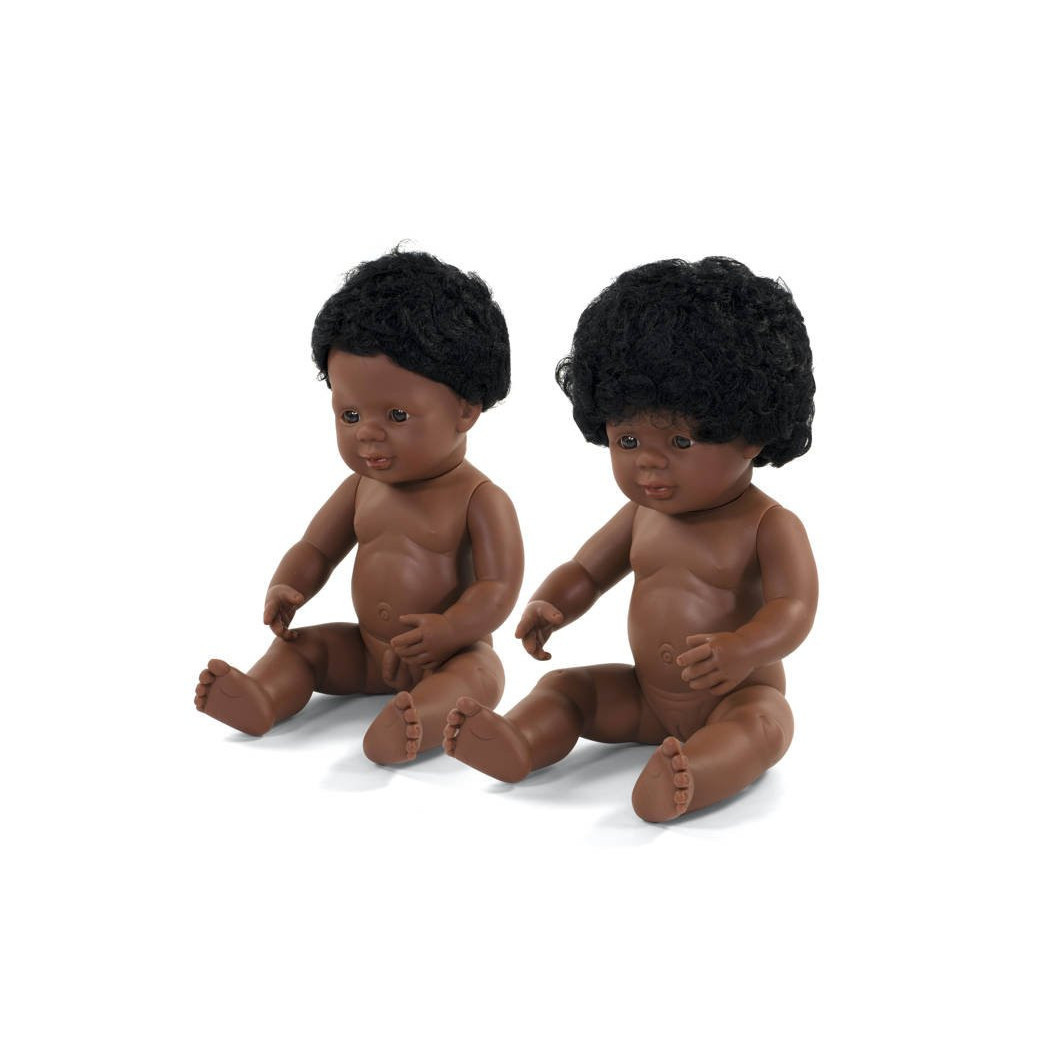 Afroamerykanka 38 cm - Lalka Dziewczynka Afroamerykanka - Miniland Doll - Miniland