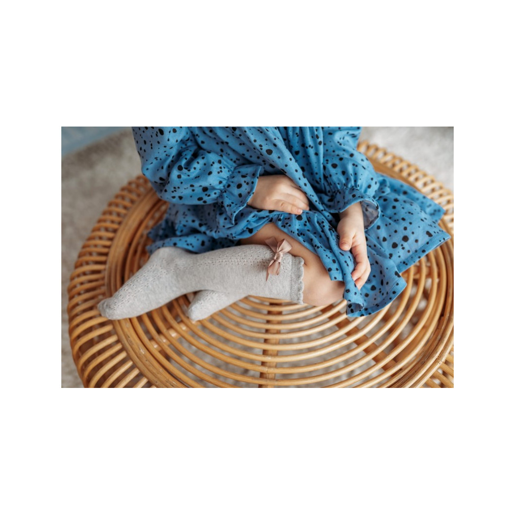 Podkolanówki 1-3 lat - Klara - Szare - Kolekcja Ladies - Mama's Feet