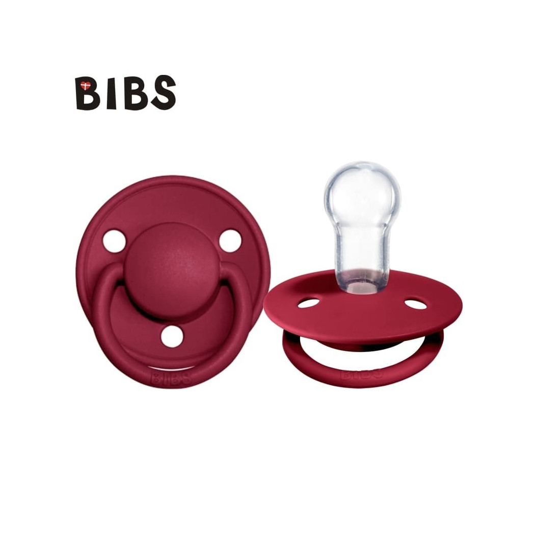 Ruby De Lux - Smoczek uspokajający silikonowy - One Size - Bibs