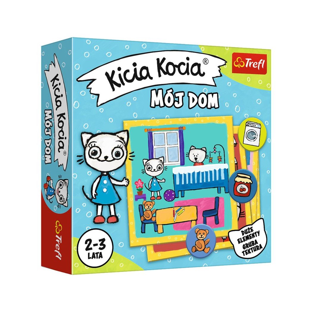 Mój Dom Loteryjka - Gra Edukacyjna - Kicia Kocia - Trefl