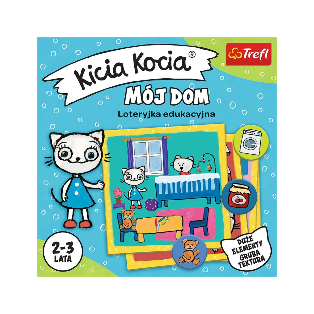 Mój Dom Loteryjka - Gra Edukacyjna - Kicia Kocia - Trefl