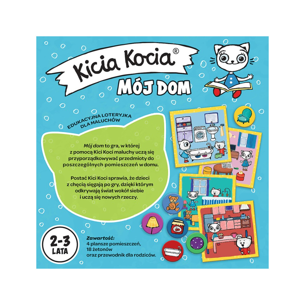 Mój Dom Loteryjka - Gra Edukacyjna - Kicia Kocia - Trefl